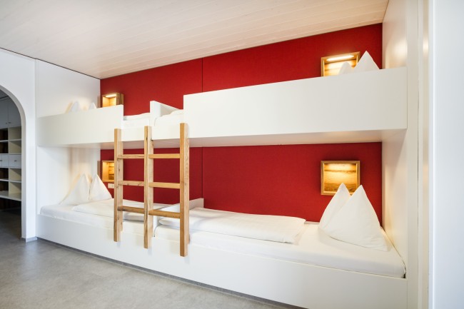 4 Betten im Merhbelegungszimmer in Wagrain-Kleinarl